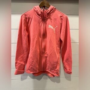 Puma Coral/ Pink Full-Zip Hoody- Large